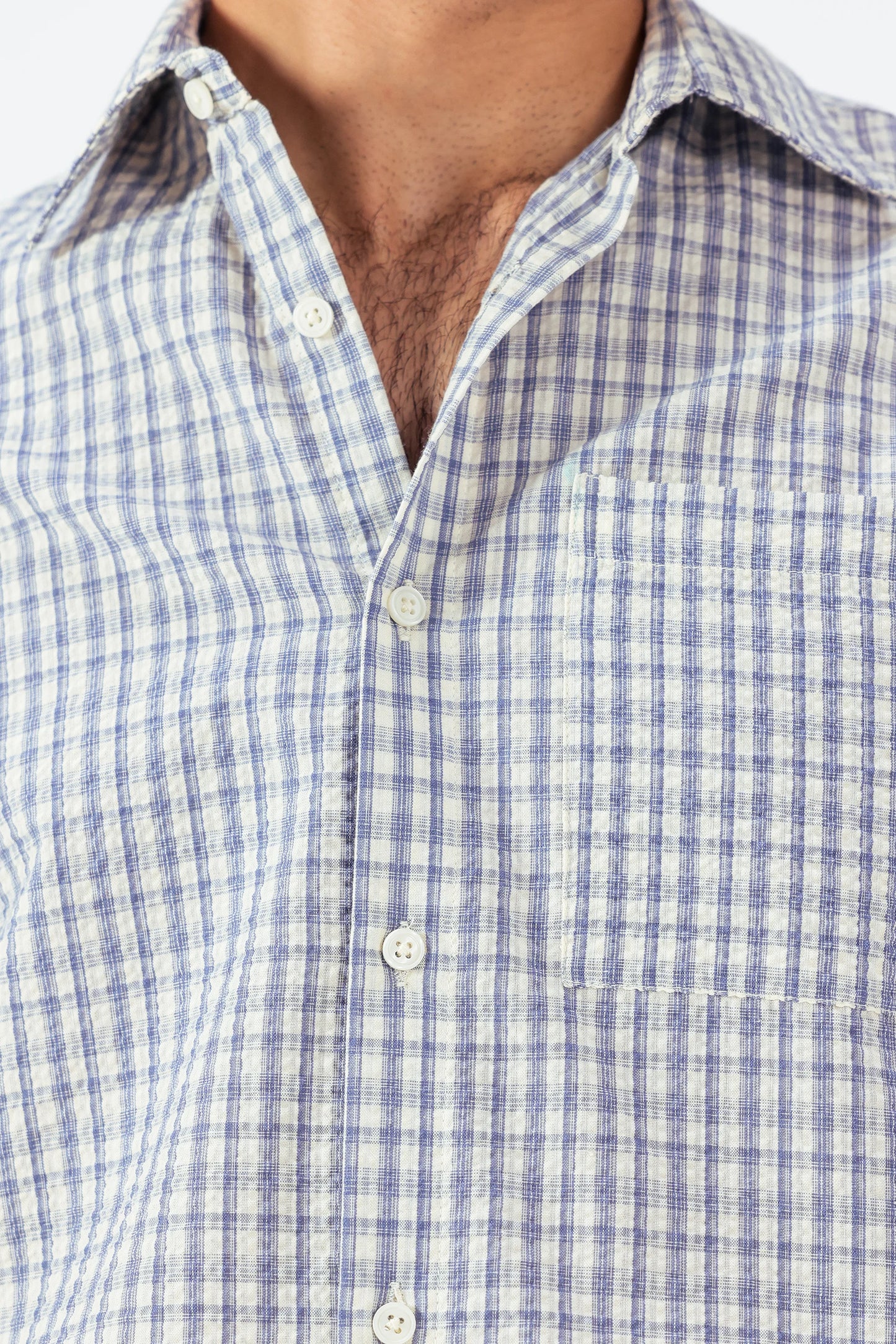 Textured Check Shirt - Cougar Clothing