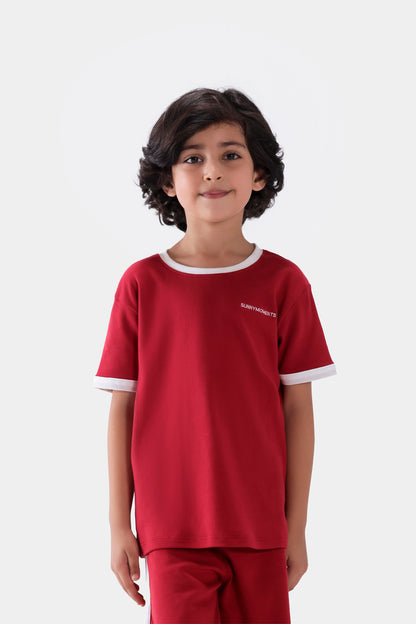 Contrast Trimmed T-Shirt - Cougar Clothing