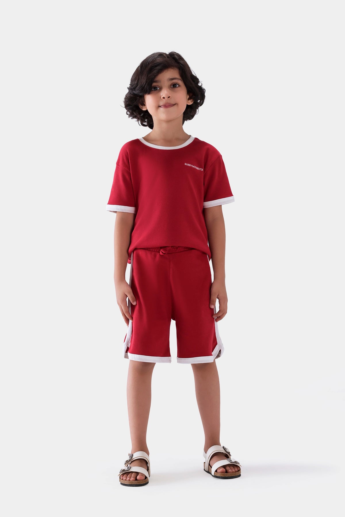 Contrast Trim Shorts - Cougar Clothing