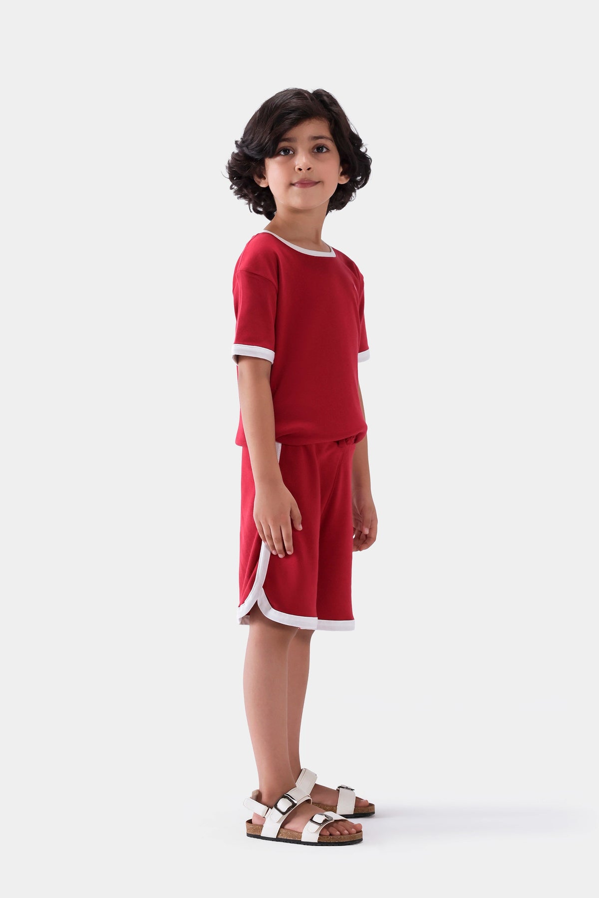 Contrast Trim Shorts - Cougar Clothing