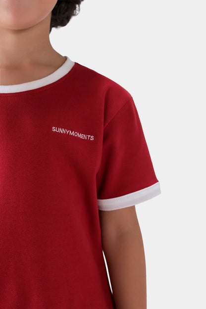 Contrast Trimmed T-Shirt - Cougar Clothing