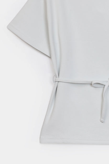 T-Shirt With Tie-Detail - Cougar Clothing