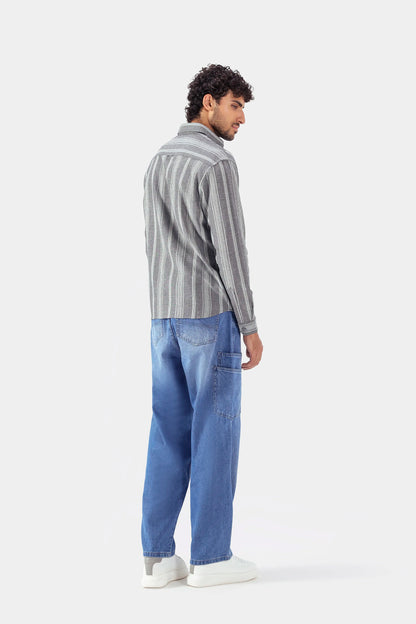 Yarn-Dyed Striped Shirt - Cougar Clothing