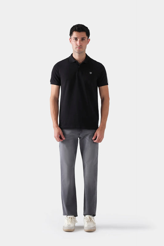 Shoulder Striped Polo - Cougar Clothing
