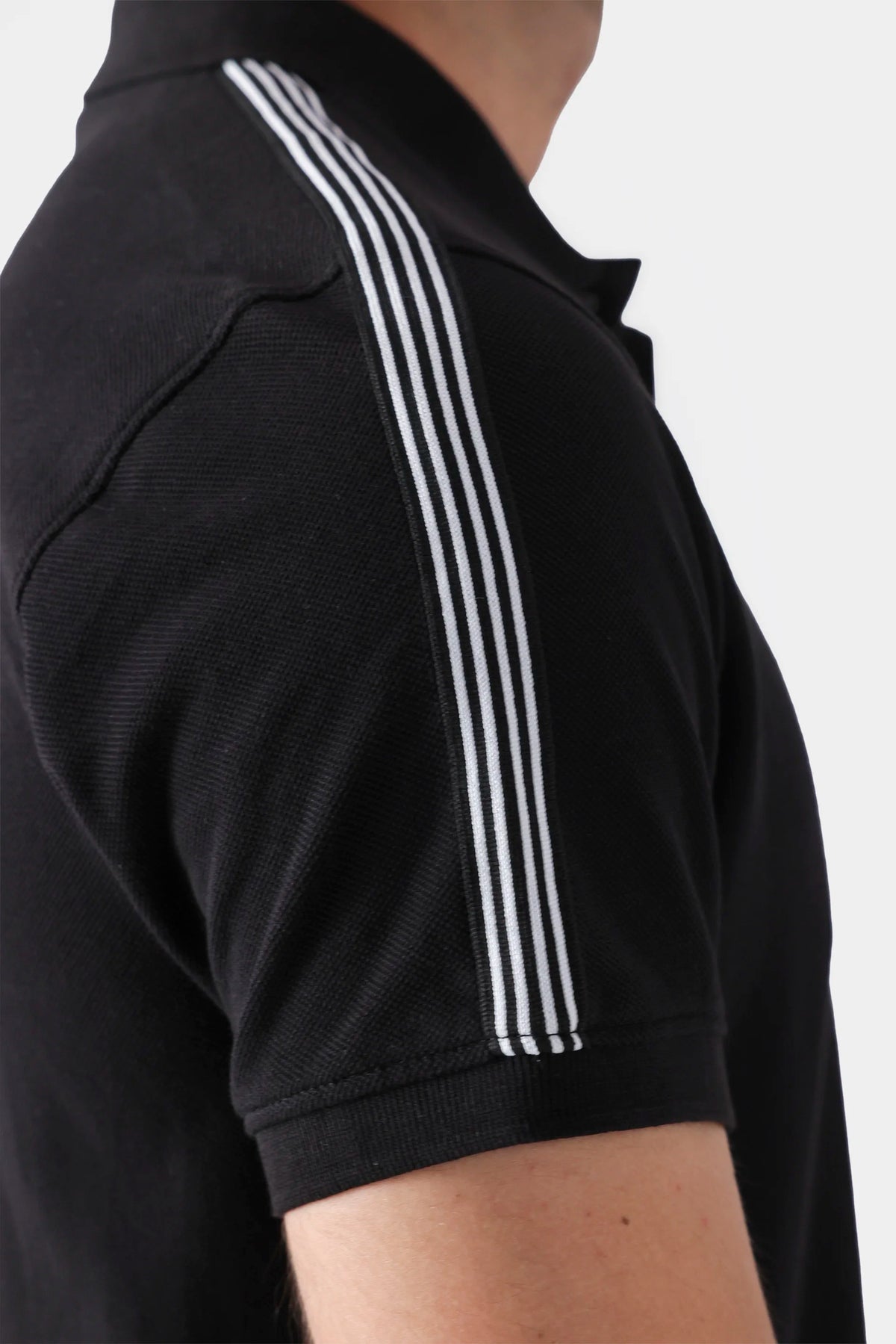 Shoulder Striped Polo - Cougar Clothing