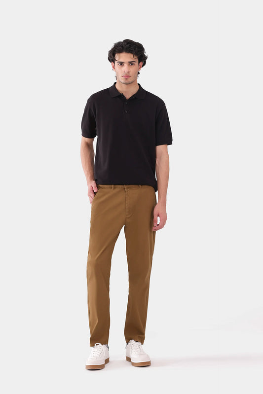 Straight Twill Chino Pants - Cougar Clothing