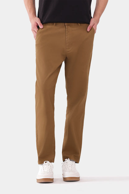 Straight Twill Chino Pants - Cougar Clothing