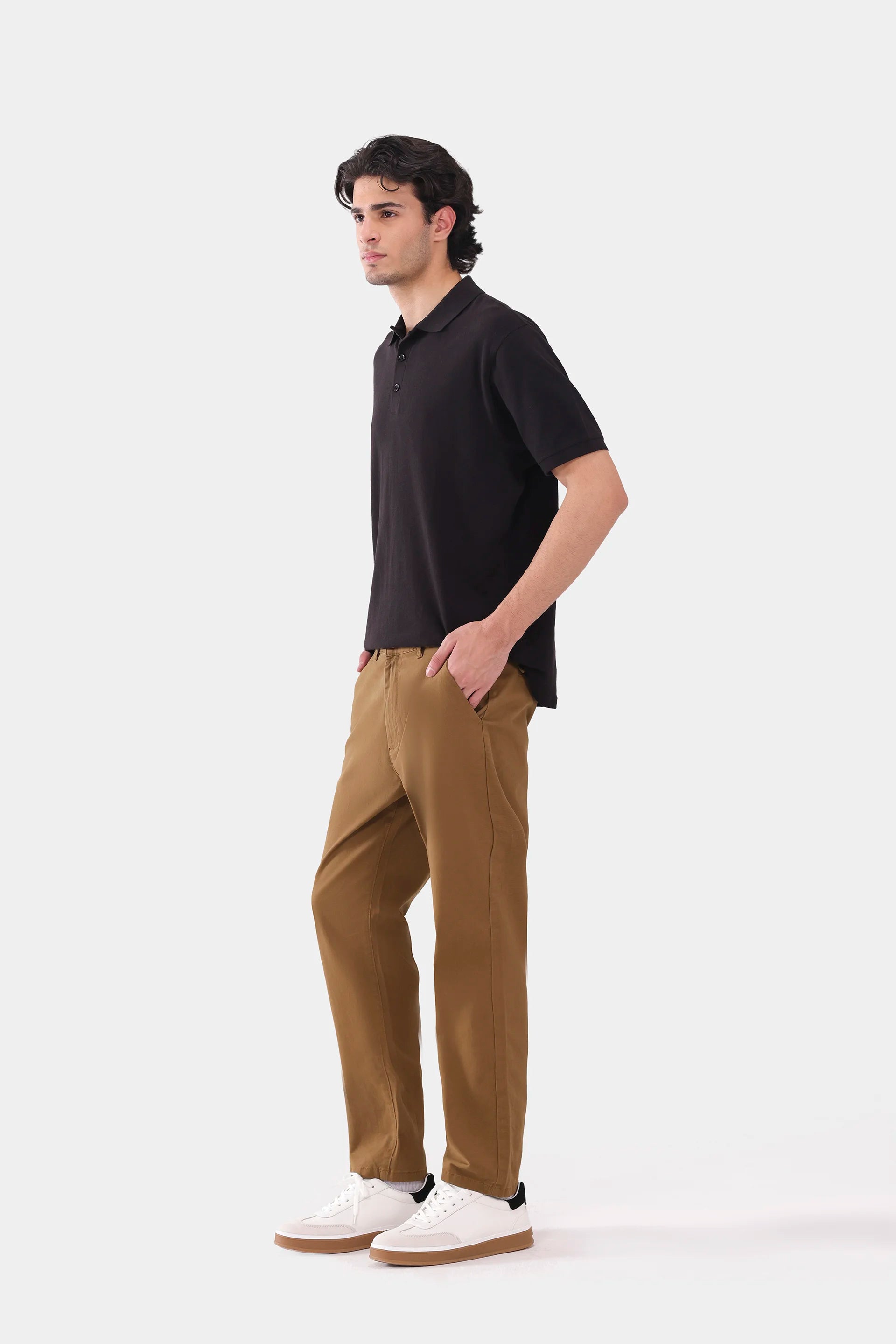 Straight Twill Chino Pants - Cougar Clothing