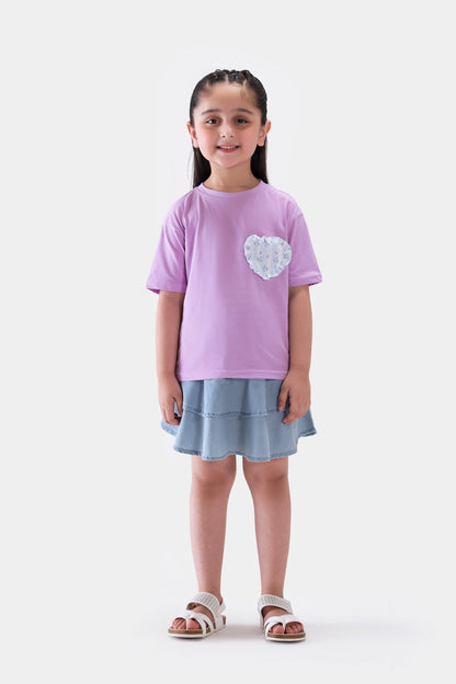 Jersey T-Shirt With Strawberry Patch - Cougar Clothing