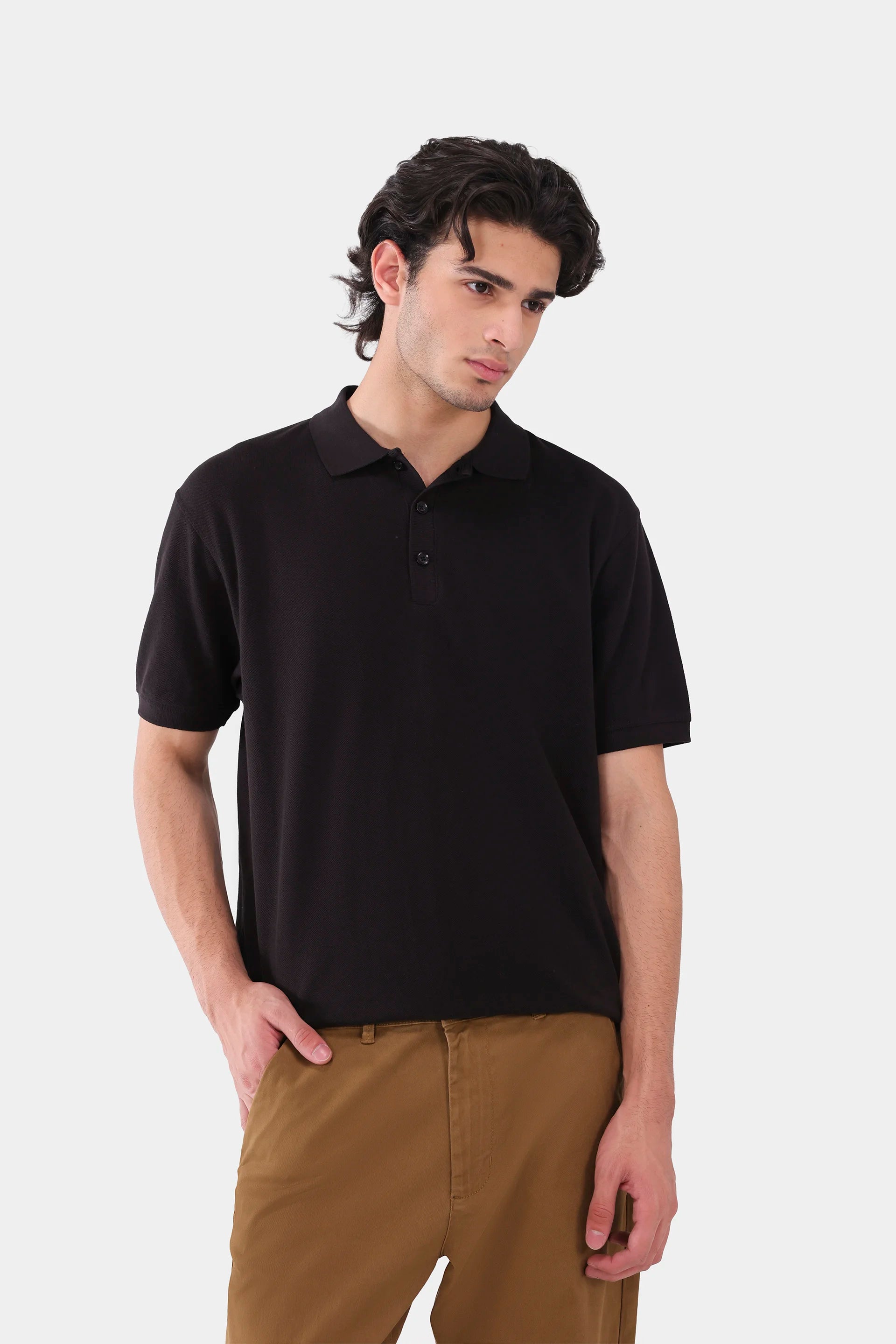Relaxed Pique Polo - Cougar Clothing