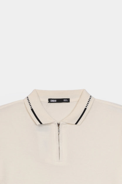 Quarter Zip Polo - Cougar Clothing