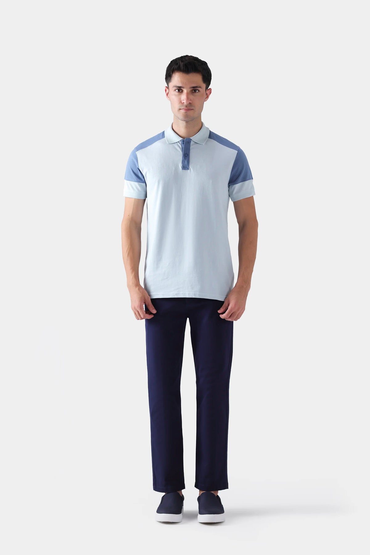 Contrast Sleeve Polo - Cougar Clothing