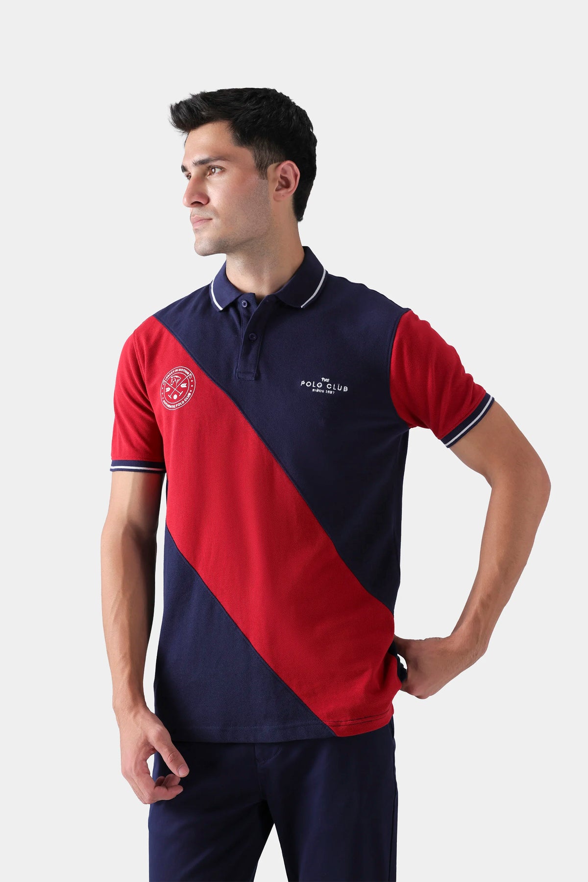 Contrast Panel Polo - Cougar Clothing