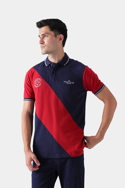 Contrast Panel Polo - Cougar Clothing