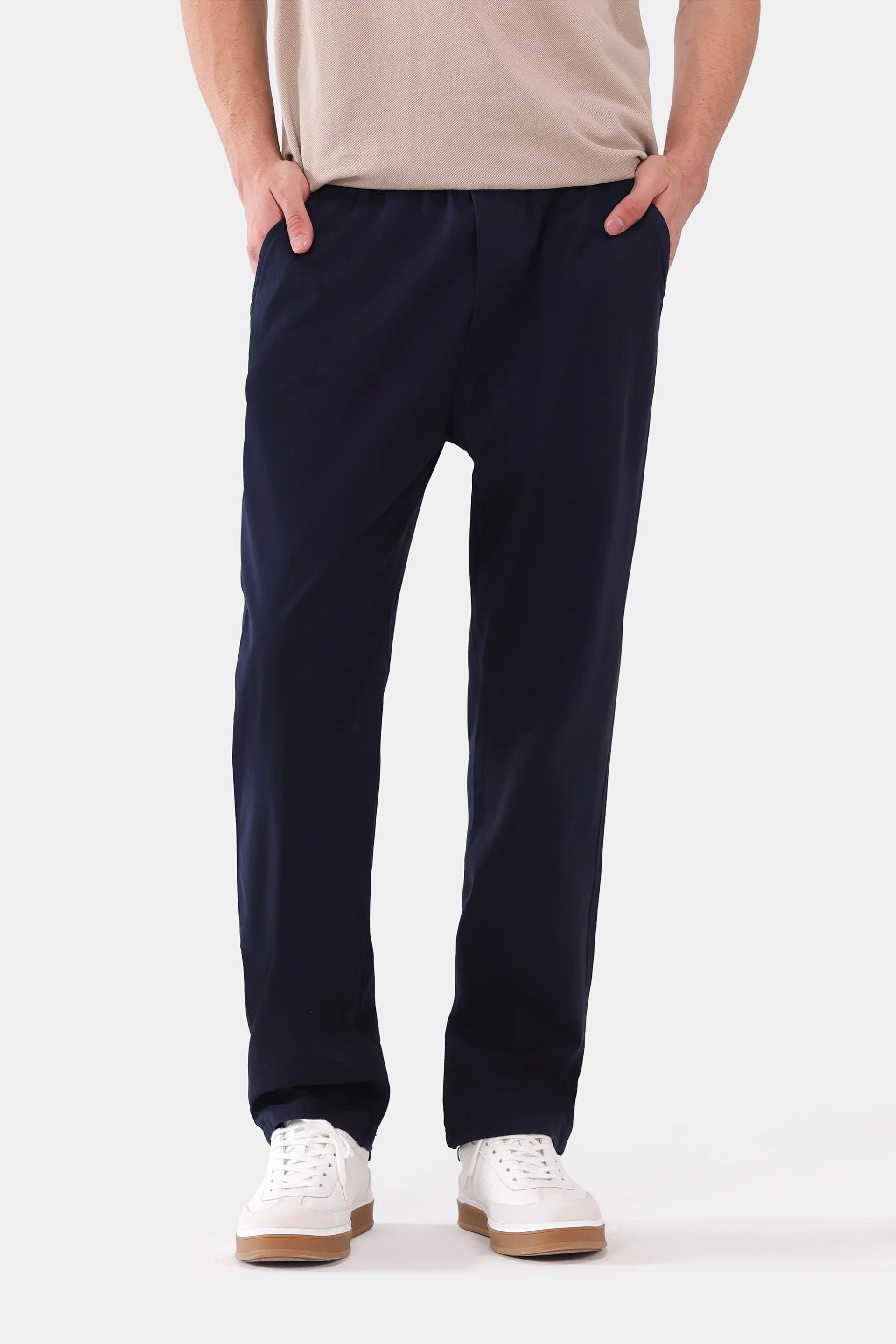 Straight Fit Twill Trousers - Cougar Clothing