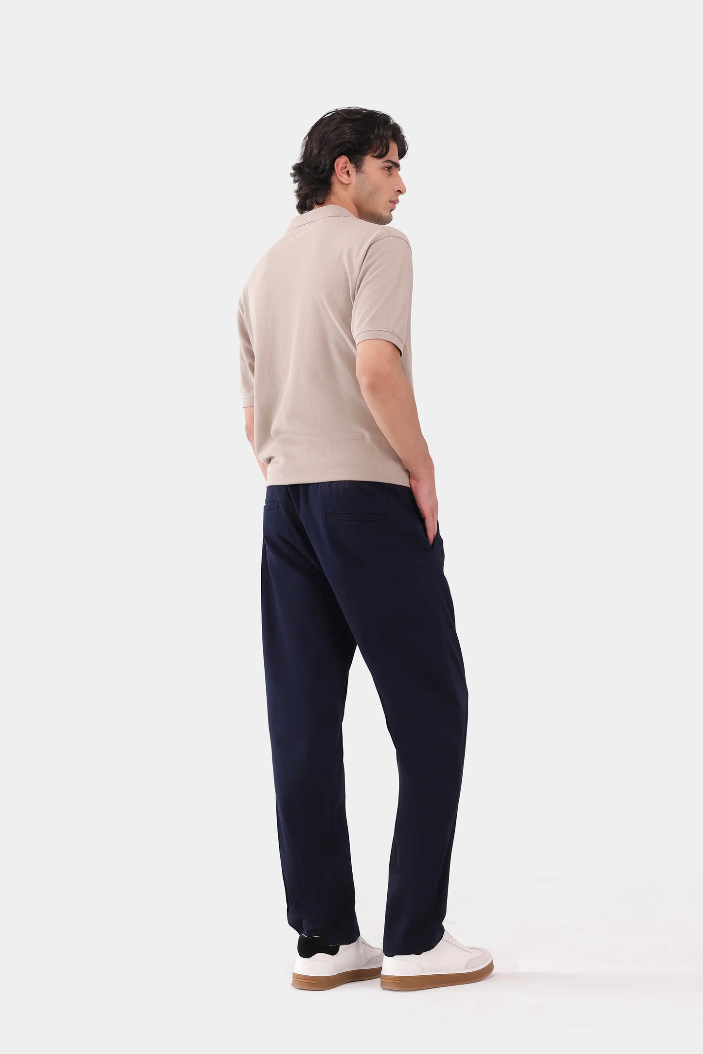 Straight Fit Twill Trousers - Cougar Clothing