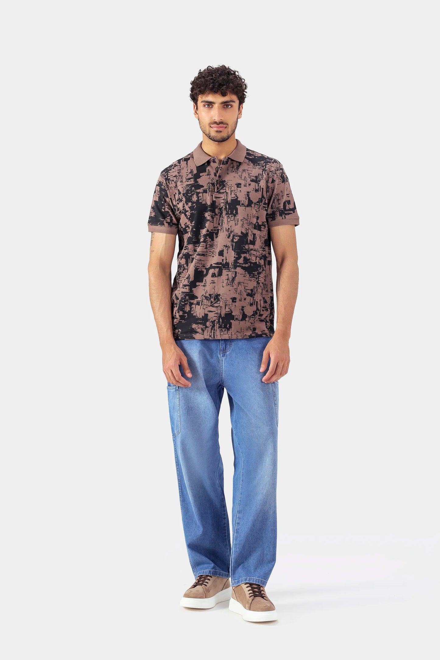 All-Over Printed Polo - Cougar Clothing