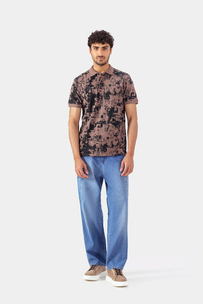 All-Over Printed Polo - Cougar Clothing