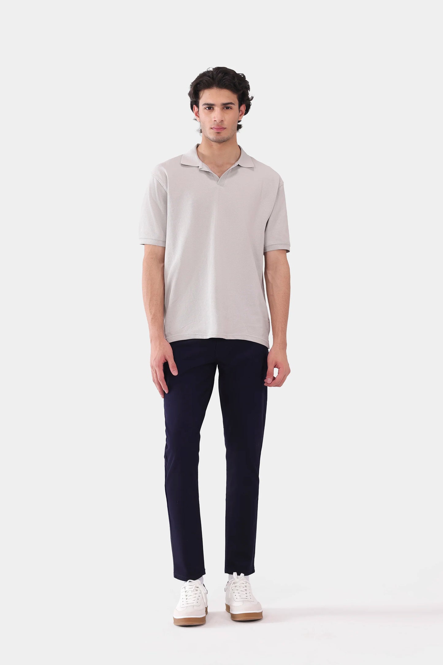 Relaxed Johnny Collar Polo - Cougar Clothing
