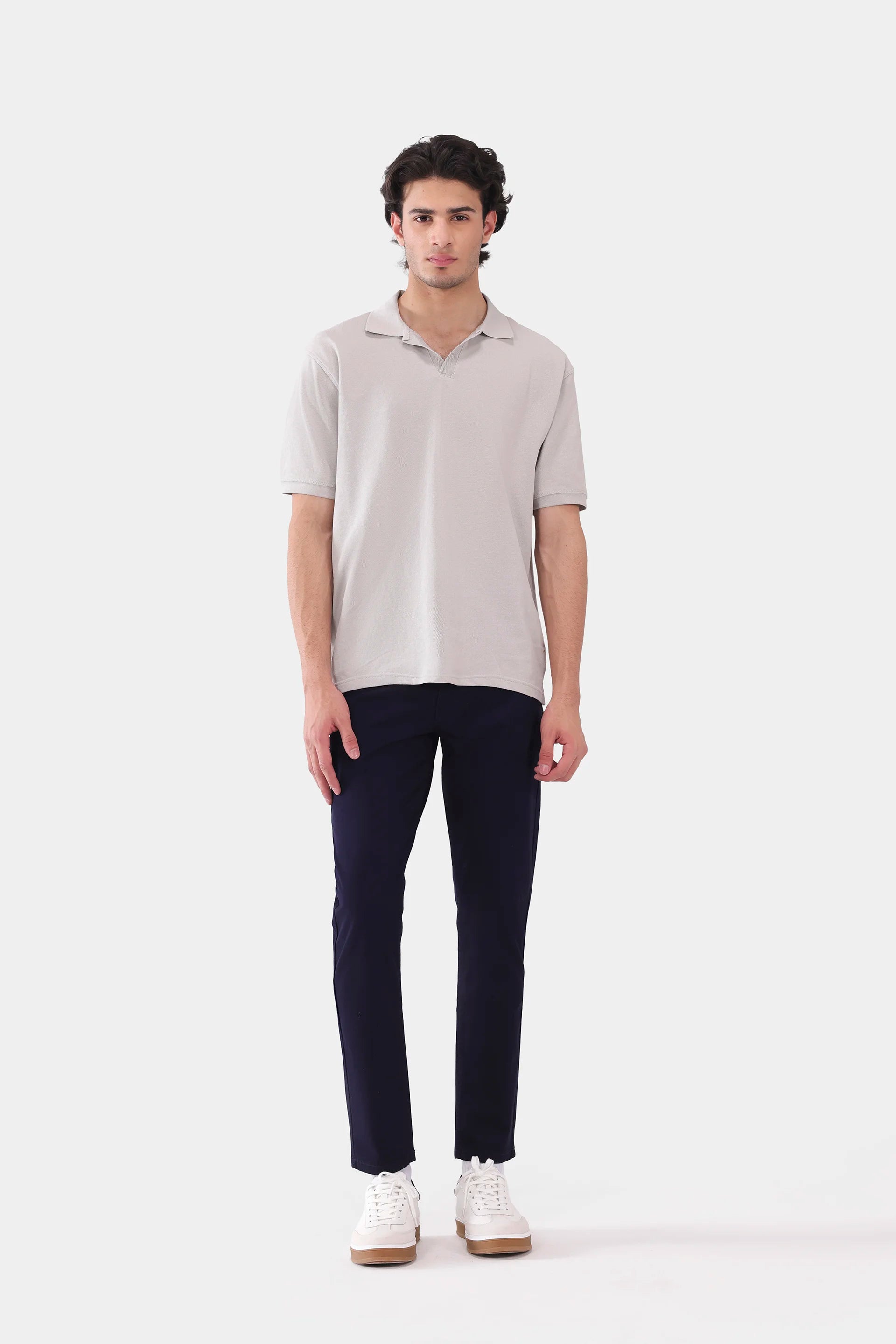 Relaxed Johnny Collar Polo - Cougar Clothing