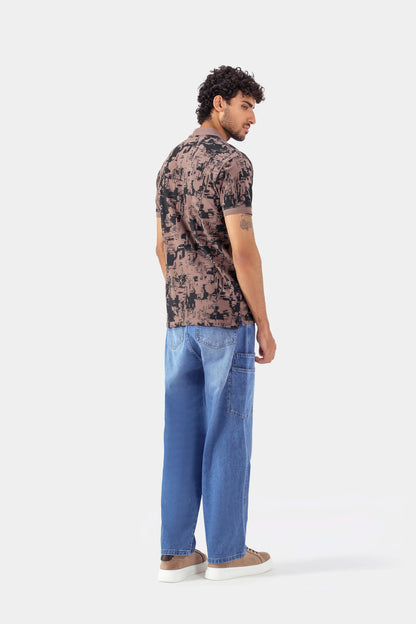 All-Over Printed Polo - Cougar Clothing