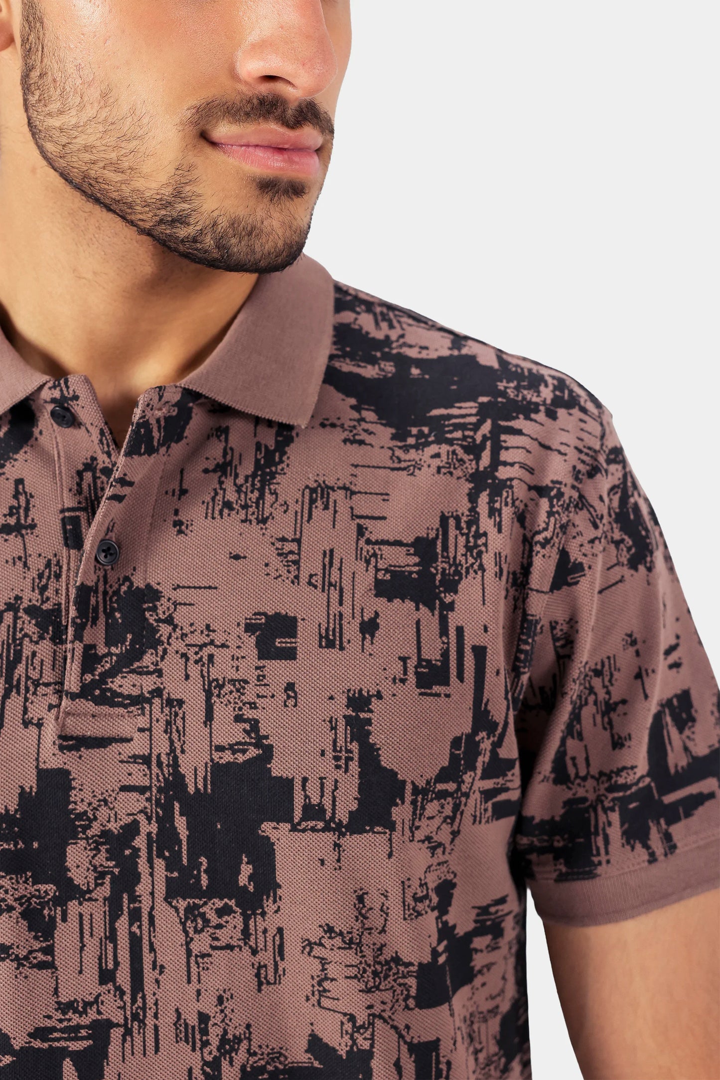 All-Over Printed Polo - Cougar Clothing
