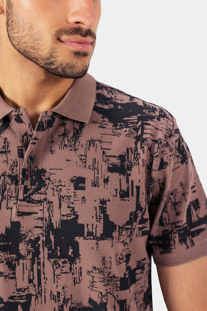All-Over Printed Polo - Cougar Clothing