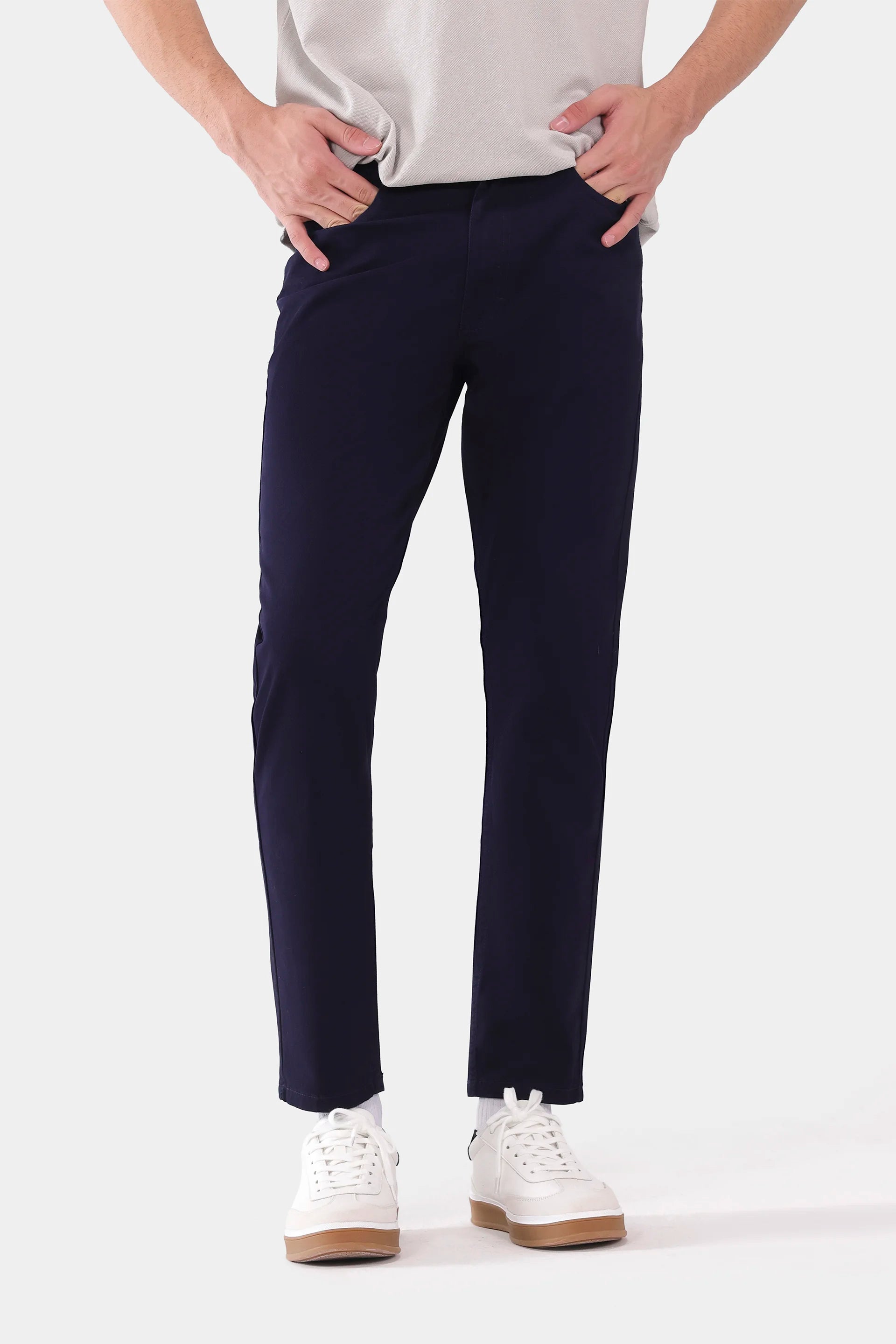 Slim Fit 5-Pocket Pants - Cougar Clothing