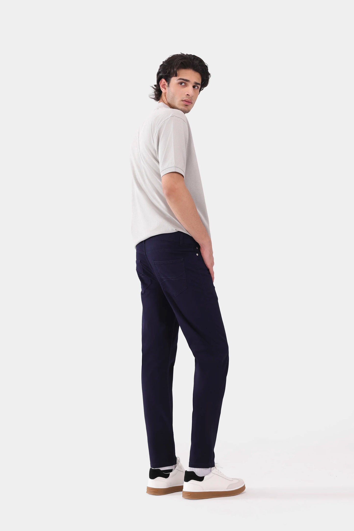 Slim Fit 5-Pocket Pants - Cougar Clothing