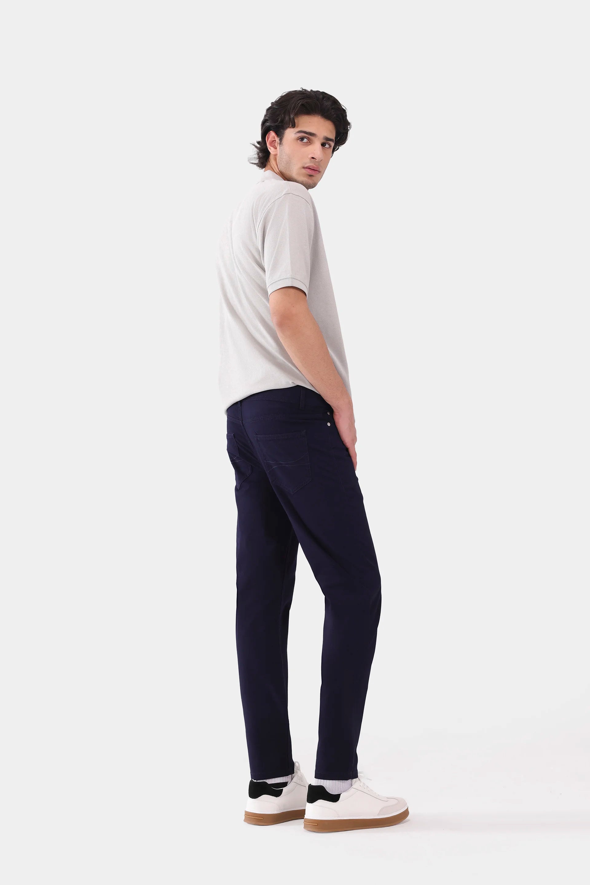 Slim Fit 5-Pocket Pants - Cougar Clothing