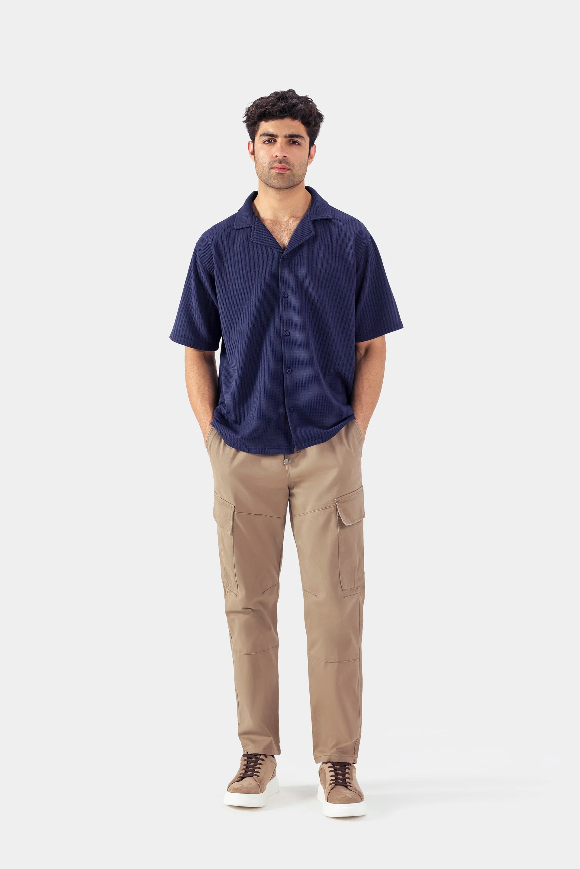 Waffle Knit Shirt - Cougar Clothing