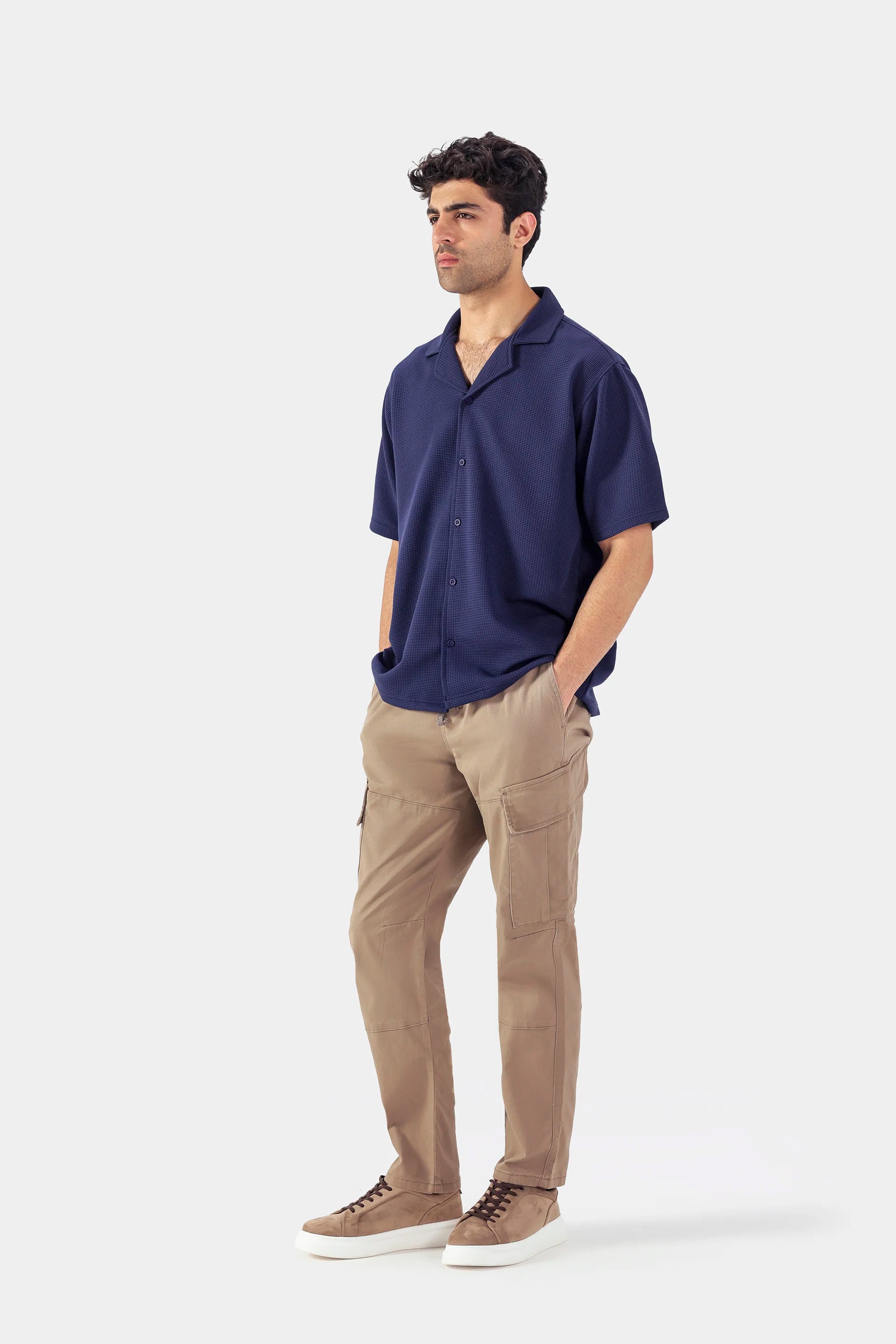 Waffle Knit Shirt - Cougar Clothing