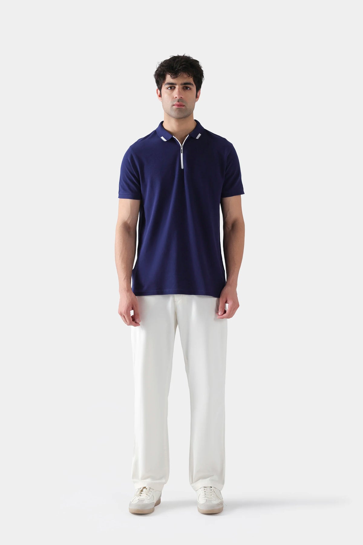 Quarter Zip Tipping Polo - Cougar Clothing