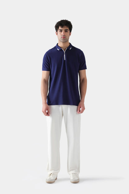Quarter Zip Tipping Polo - Cougar Clothing