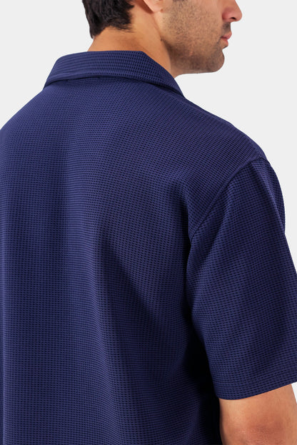 Waffle Knit Shirt - Cougar Clothing