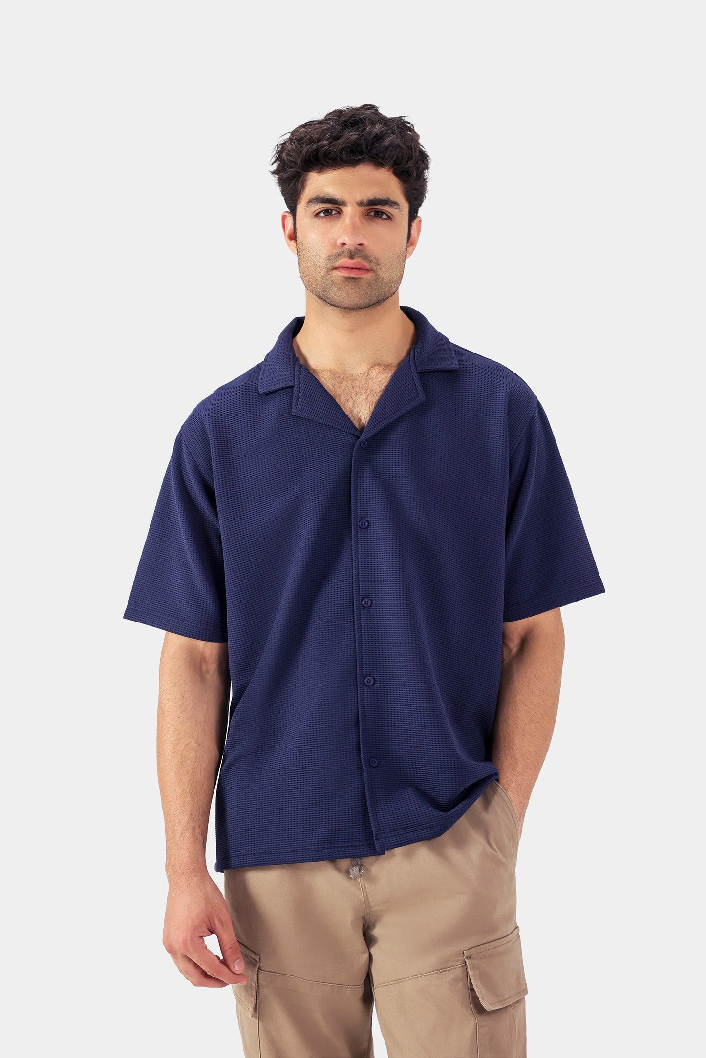 Waffle Knit Shirt - Cougar Clothing