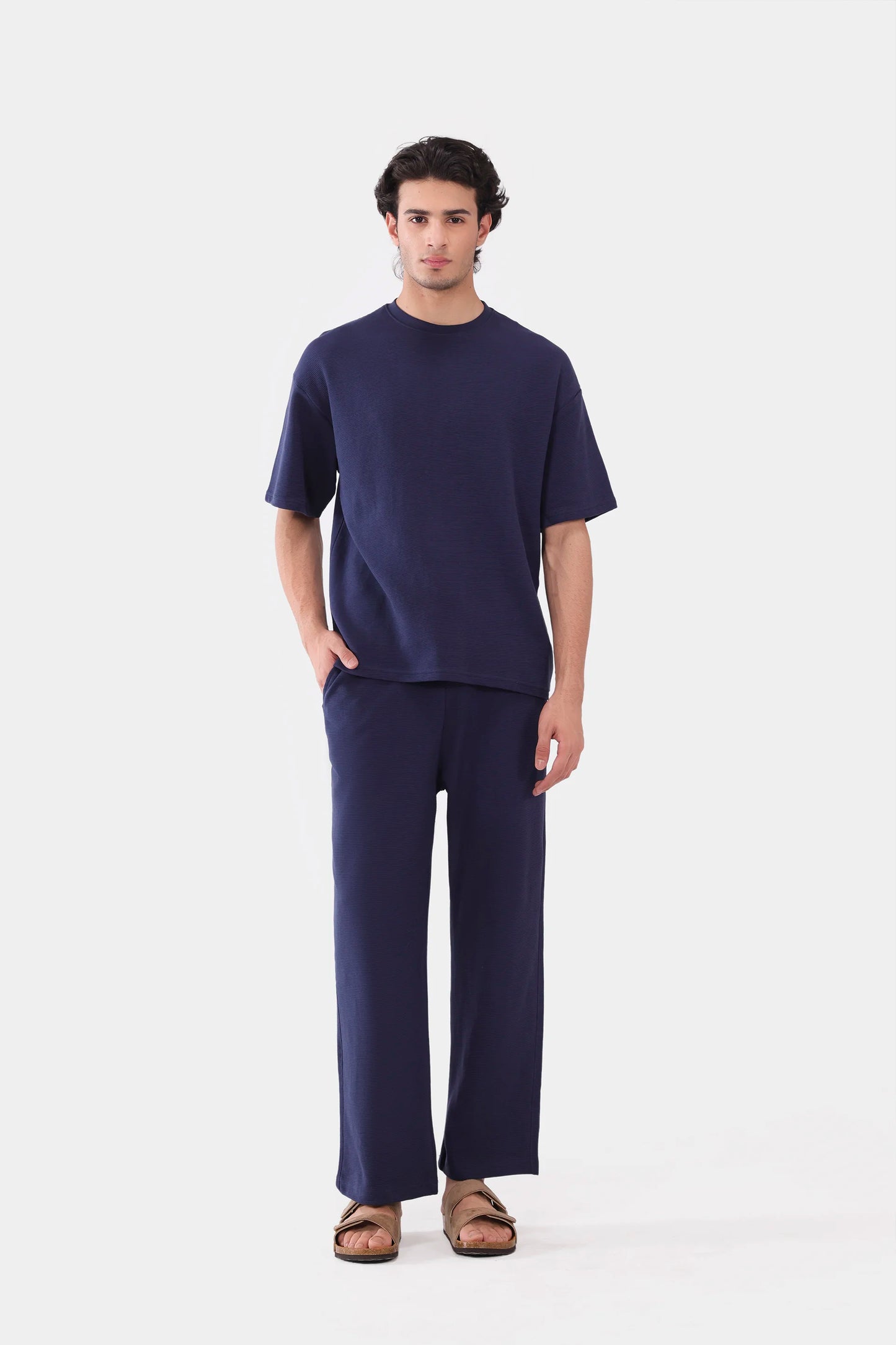 Ottoman-Knit Oversized T-Shirt - Cougar Clothing