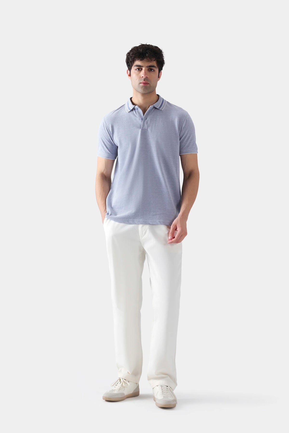 Pique Jacquard Polo - Cougar Clothing