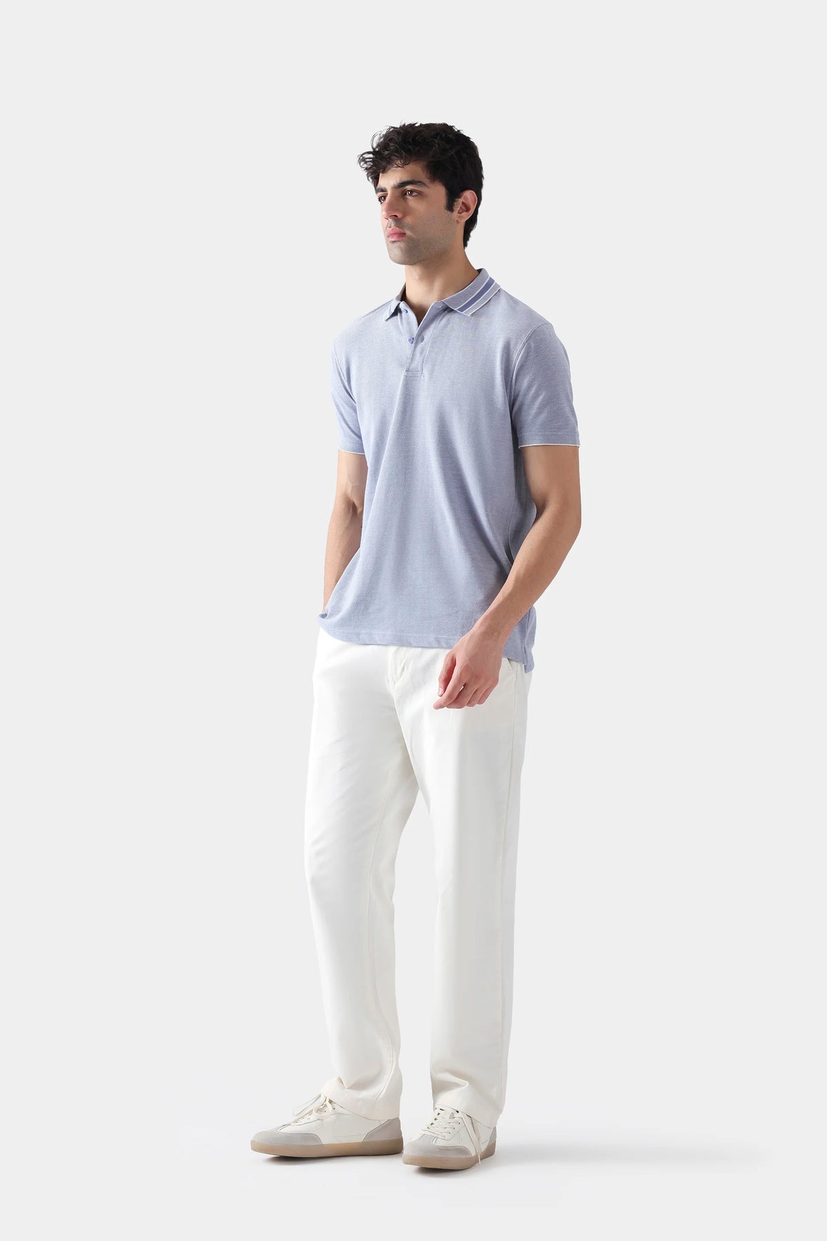 Pique Jacquard Polo - Cougar Clothing