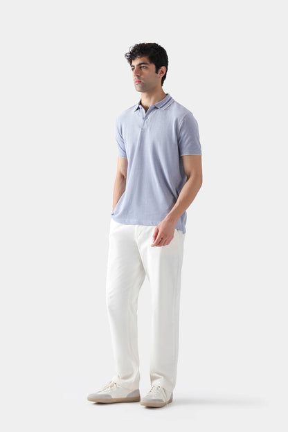 Pique Jacquard Polo - Cougar Clothing