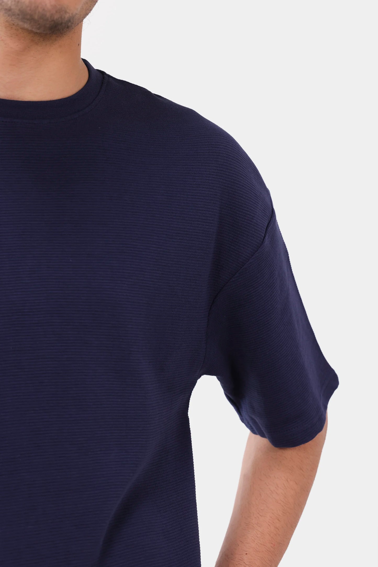 Ottoman-Knit Oversized T-Shirt - Cougar Clothing