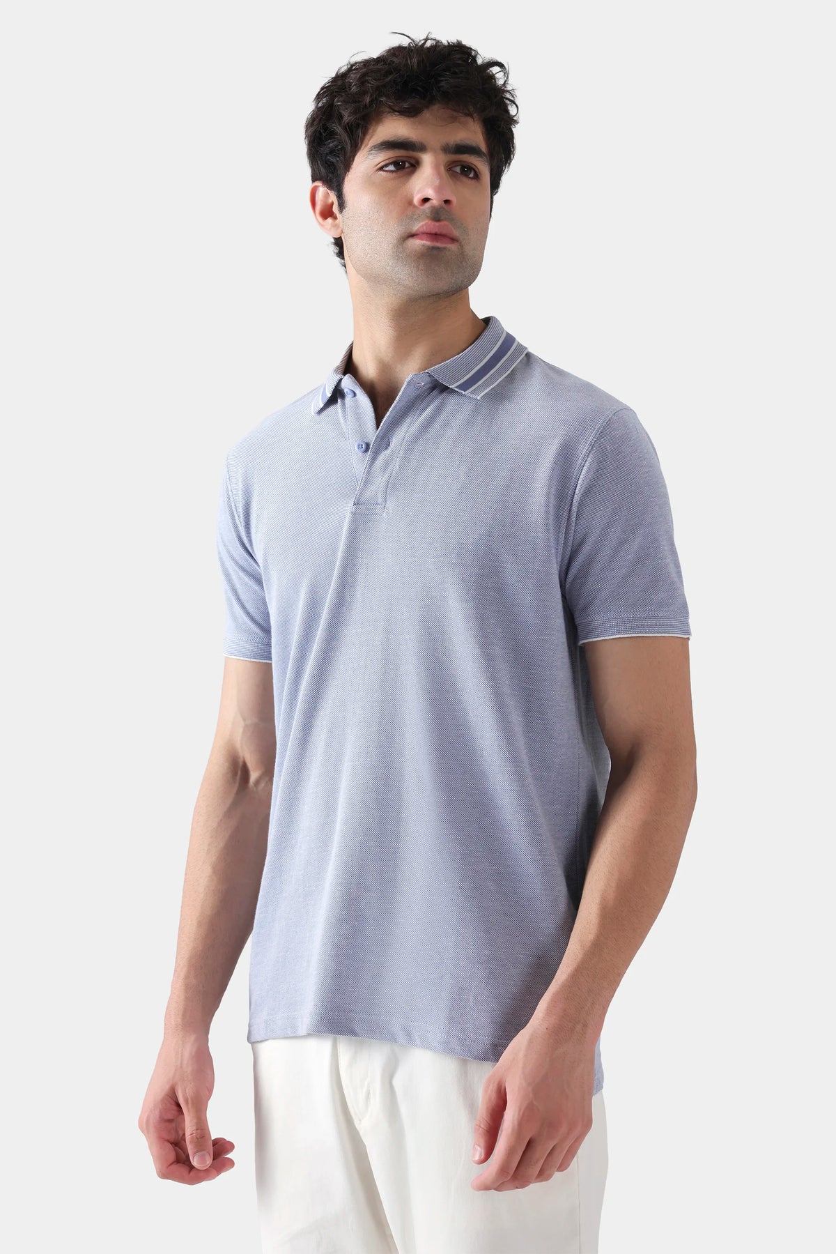 Pique Jacquard Polo - Cougar Clothing