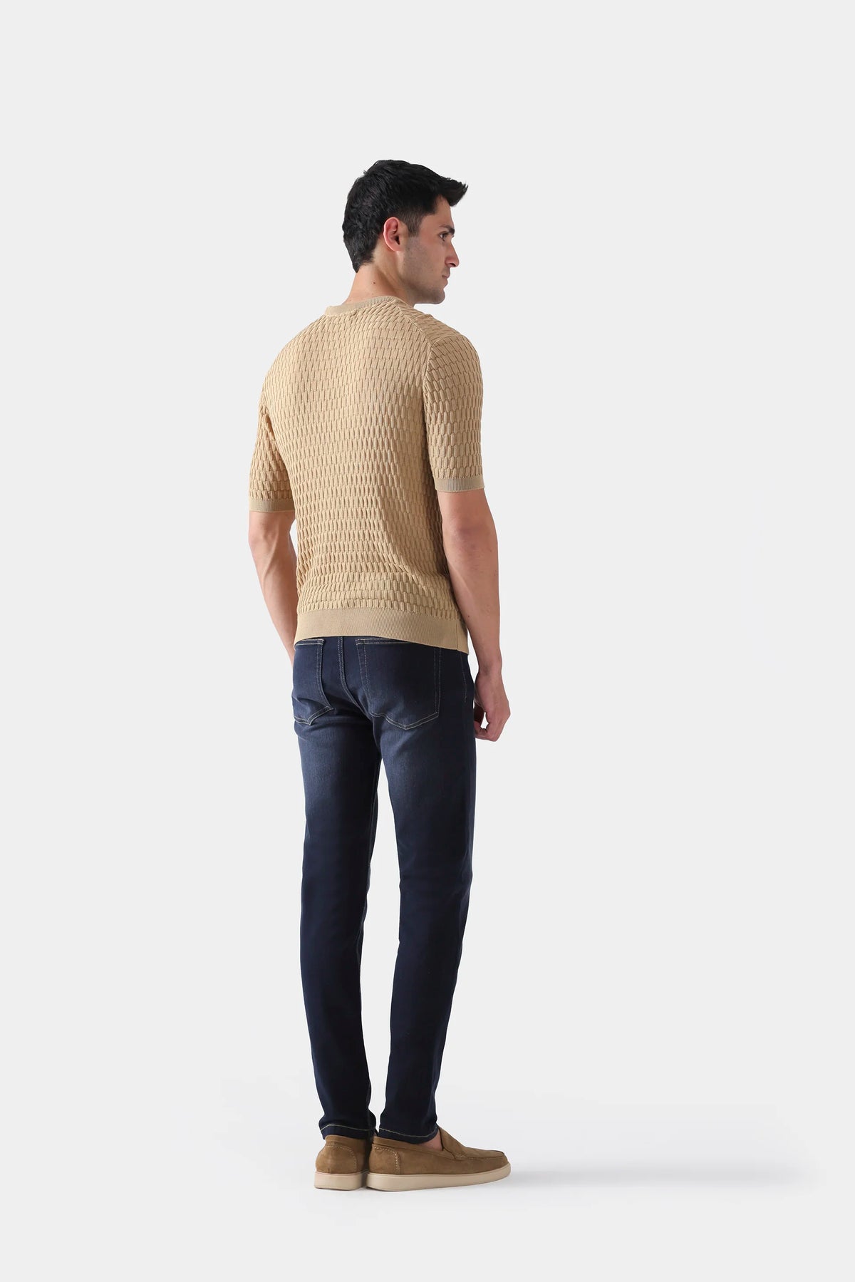 Textured Knit T-Shirt - Cougar Clothing