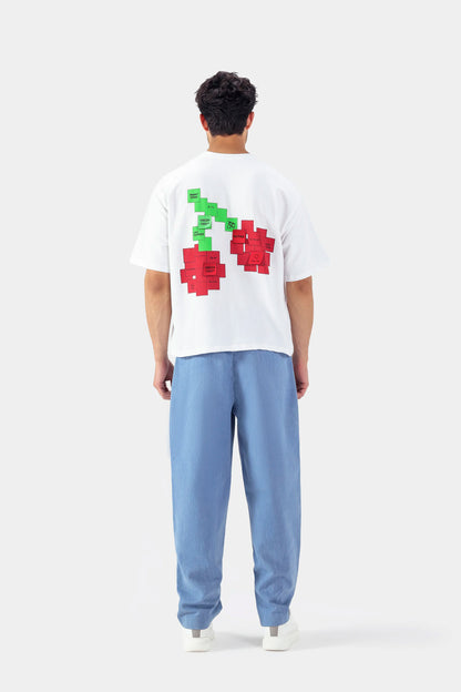 Back Printed Boxy T-Shirt - Cougar Clothing