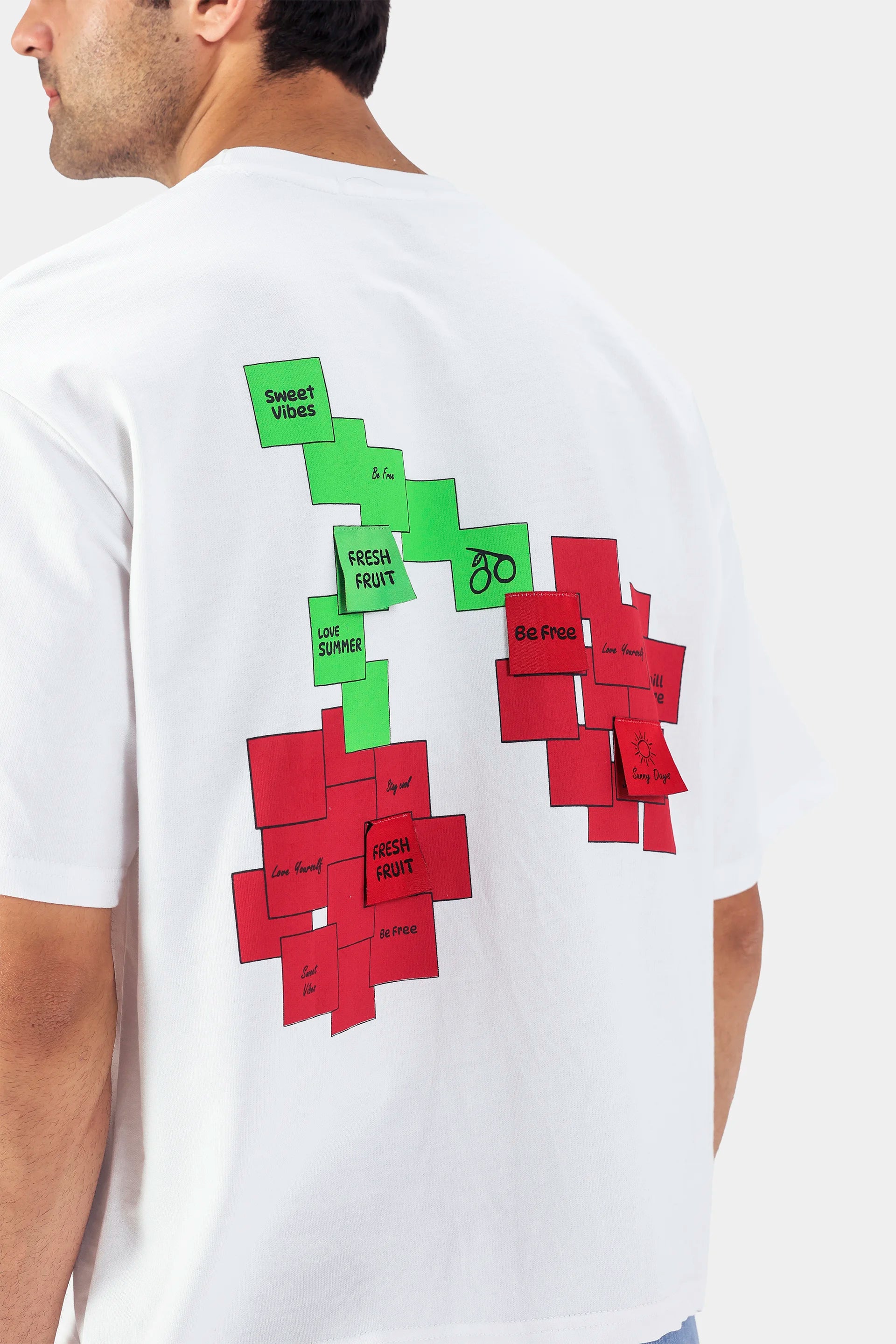 Back Printed Boxy T-Shirt - Cougar Clothing