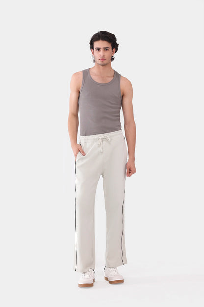 Striped Interlock Trousers - Cougar Clothing