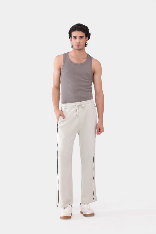 Striped Interlock Trousers - Cougar Clothing