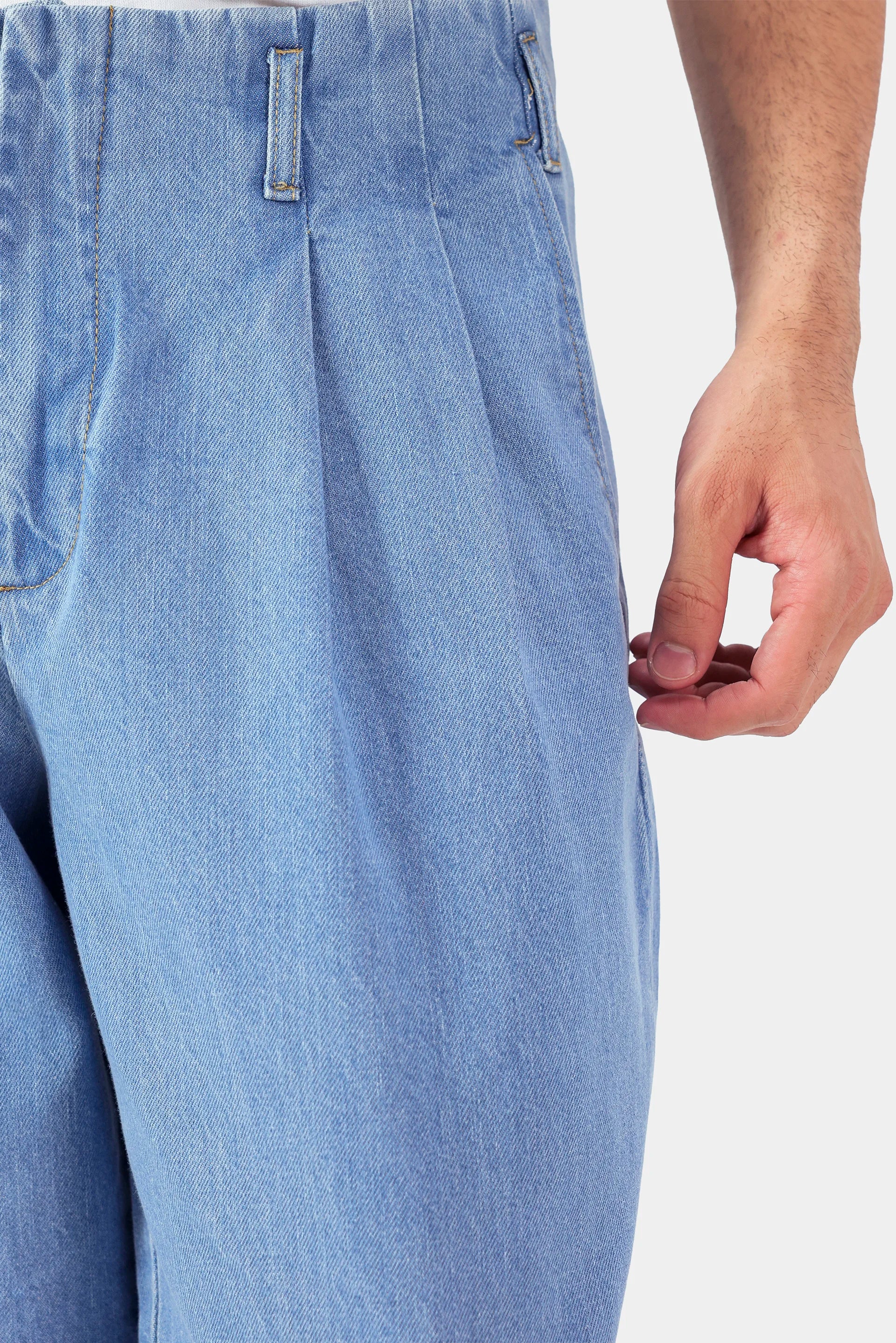 Wide Leg Pleated Trousers - Cougar Clothing