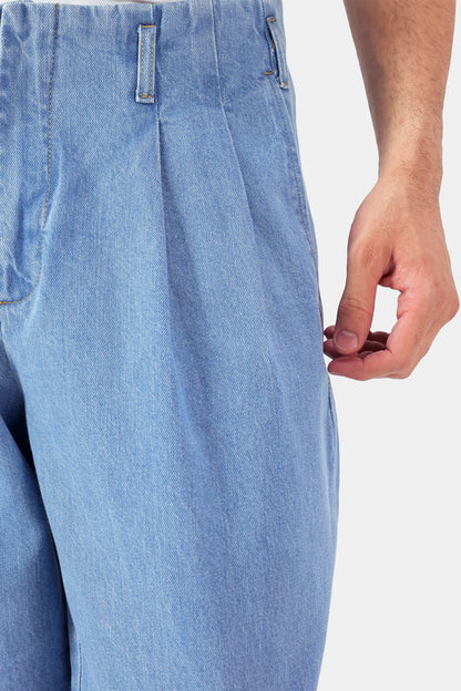 Wide Leg Pleated Trousers - Cougar Clothing