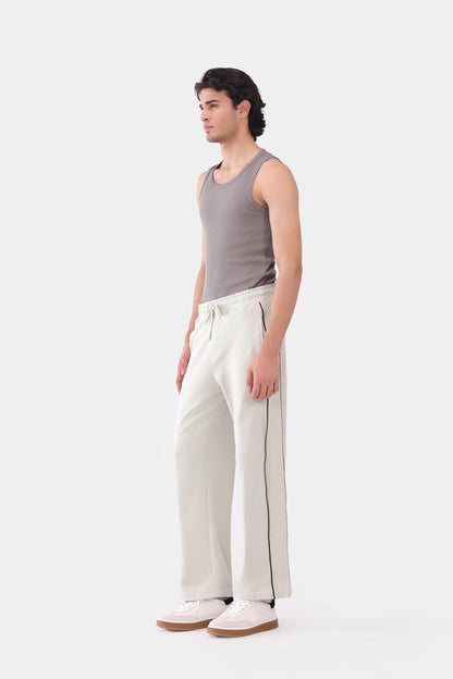 Striped Interlock Trousers - Cougar Clothing